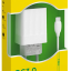 Сетевое зар. устр. Borofone BA47A с шнуром Type-C 1USB QC3.0 18W белое