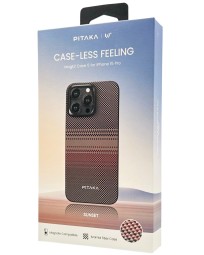 Накладка для i-Phone 15 Pro 6.1" Pitaka Magez Case 5 Aramid Fiber Закат (sunset)
