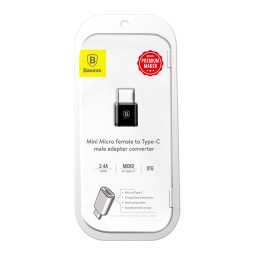 OTG Type-C на Micro Baseus CAMOTG-01 черный
