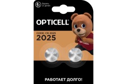 Литиевый элемент питания Opticell CR2025 BL2