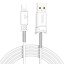 Usb Кабель-зарядка Lightning Hoco X24 Pisces 2.4A 1м силиконовый белый