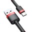Usb Кабель-зарядка TYPE-C Baseus Cafule 3A 1м (CATKLF-B09) красный