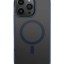 Накладка для i-Phone 15 Pro Max Keephone Mago Pro Magsafe матовый синий