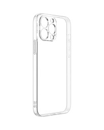 Чехол-накладка силикон 1.5мм i-Phone 13 Pro Max 6.7" прозрачный с закрытой камерой