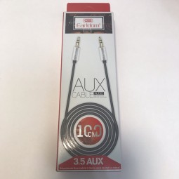 Аудиокабель AUX 3,5mm Earldom 1м AUX15 черный