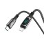 Usb Кабель-зарядка Type-C на Lightning Hoco S51 PD 20W 1.2м в тканевой оплетке черный