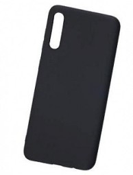 Накладка для Samsung Galaxy A02 Silicone cover черная