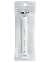 Сменный браслет для Xiaomi Mi Band 8/9 белый