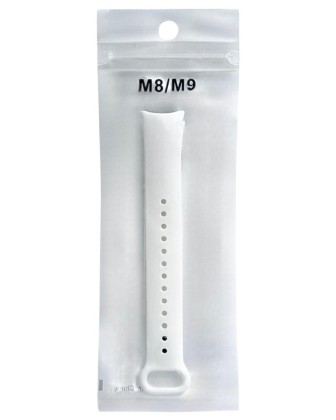 Сменный браслет для Xiaomi Mi Band 8/9 белый