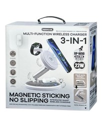 Беспроводное зарядное устройство 3in1 смартфон/Watch/AirPods Remax RP-W90 22Вт белое