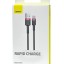 Usb Кабель-зарядка TYPE-C Baseus Cafule 3A 1м (CATKLF-B91) красно-черный