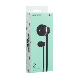 Наушники с микрофоном Borofone BM21 Graceful 1.2м черные