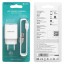 Сетевое зар. устр. Borofone BA20A с шнуром Type-C 1USB 2.1A белое