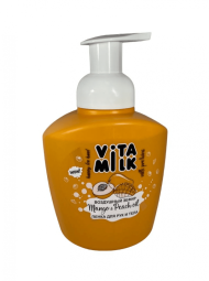 Пенка для рук и тела VitaMilk (манго и персик) 400мл