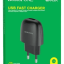 Сетевое зар. устр. Borofone BA49A 1USB 2.1A черное