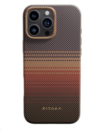 Накладка для i-Phone 16 Pro 6.3" Pitaka Military-Grade Protective Case (Sunset)