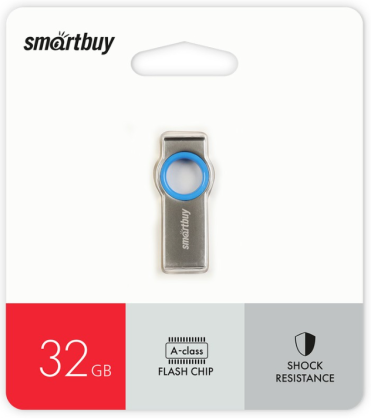 USB флеш накопитель Smartbuy 032GB MC2 Metal Blue (SB032GBMC2)