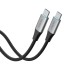 Usb Кабель-зарядка Type-C на Type-C Cuktech CMC615 6A 240W 1.5м черный