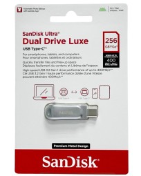 3.2 USB флеш накопитель SanDisk 256GB Ultra Dual Drive Type-c (SDDDC4-256G-G46) серебристый