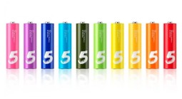 Алкалиновые батарейки Xiaomi AA LR6 (10шт) NQD4000RT разноцветные