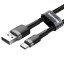 Usb Кабель-зарядка TYPE-C Baseus Cafule 3A 1м (CATKLF-BG1) черный