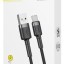 Usb Кабель-зарядка TYPE-C Baseus Cafule 3A 1м (CATKLF-BG1) черный