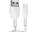 Usb Кабель-зарядка Type-C Hoco X20 Flash 2.4A 3м силиконовый белый