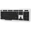 Клавиатура проводная Smartbuy ONE 333 USB/104 клавиш/Подсвет.Rainbow/1.5м, (SBK-333U-WK) бело-черная