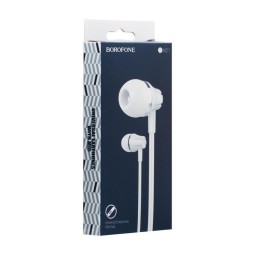 Наушники с микрофоном Borofone BM21 Graceful 1.2м белые
