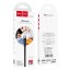Usb Кабель-зарядка Lightning Hoco X53 Angel 2.4A 1м плоский силиконовый чёрный
