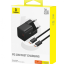 Сетевое зар. устр. Baseus GaN5 Mini 1C кабель Type-C на Type-C 20W P10110900113-01 черное