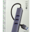 USB хаб Hoco HB34 3 порта USB3.0/1 Lan серый
