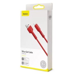 Usb Кабель-зарядка Lightning Baseus Silica 1м (CALGJ-09) красный