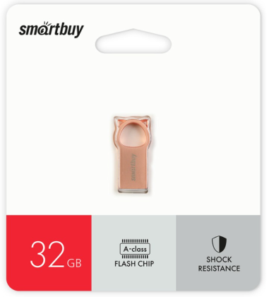 USB флеш накопитель Smartbuy 032GB MC5 Metal Kitty Pink (SB032GBMC5)