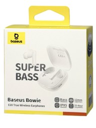 Мобильная Bluetooth-гарнитура Baseus Bowie E20 белая
