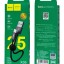Usb Кабель-зарядка Type-c Hoco X35 Premium 2.4A 25см в тканевой оплётке черный