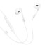 Стереонаушники Hoco M109 Type-C с микрофоном 1.2м белый