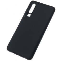 Чехол-накладка для Huawei P30 силикон матовый чёрный