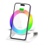 Bluetooth колонка с беспроводной зарядкой и RGB подсветкой Recci RSK-W28 белая