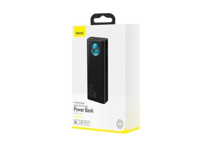 Powerbank Baseus Amblight Digital Display 30000mAh 4USB 65W (PPLG-A01) черный