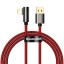 Usb Кабель-зарядка Lightning Baseus Legend 1м (CACS000009) красный угловой