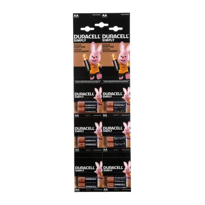 Батарейка алкалиновая Duracell Simply AAA/LR03/BL20