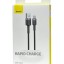 Usb Кабель-зарядка TYPE-C Baseus Cafule 50см (CATKLF-AG1) чёрный