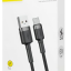 Usb Кабель-зарядка TYPE-C Baseus Cafule 50см (CATKLF-AG1) чёрный