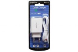 Сетевое зар. устр. Borofone BA21A с шнуром Micro 1USB 2.1A белое