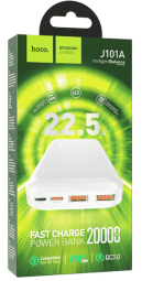 Powerbank Hoco J101A 20000mAh 2USB/1USB-C 18W/20W белый