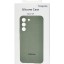 Накладка для Samsung Galaxy S25 MagSafe Silicone Case зелёный