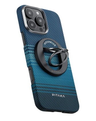 Накладка для i-Phone 16 Pro 6.3" Pitaka Ultra Slim Case&Grip 3 (Moonrise)