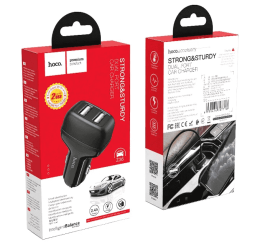 Автомобильное заряд. устр. Hoco Z36 2USB 2.1A черное