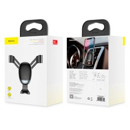 Держатель в автомобиль в воздуховод Baseus mini Gravity SUYL-G01 черный